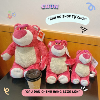 Gấu bông hình gấu dâu losto phim hoạt hình toy story có mùi thơm hương dâu chính hãng Disney