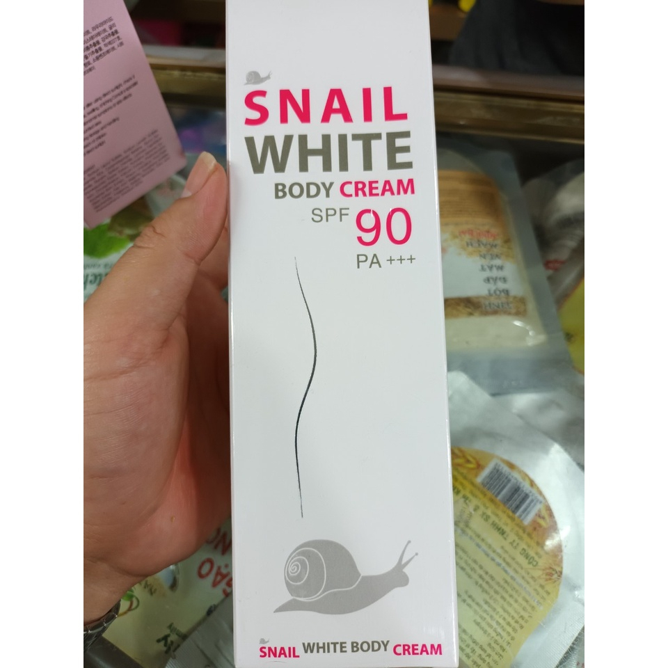 Kem body Snail White dưỡng trắng da toàn thân SPF 90+++ 200ml