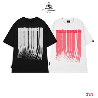  Áo thun local brand Áo thun TALISMAN T17  hoạ tiết tan chảy cotton 100% 