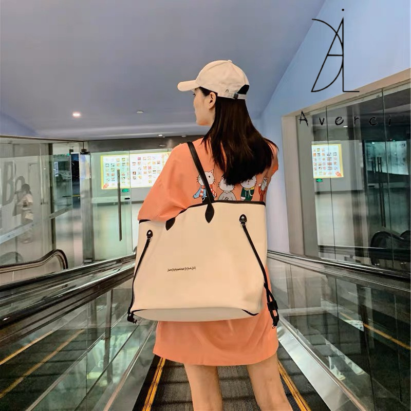 AVERCI Túi Xách Nữ, Túi Nữ Cầm Tay Big Size Thoải Mái Đựng Đồ Đi Chơi Đi Du Lịch 37x45x30cm AVC313558