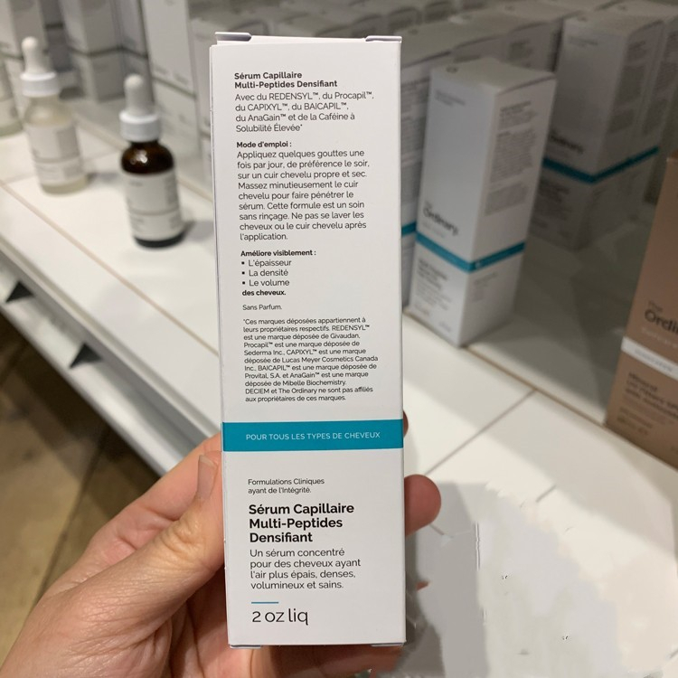 Serum dưỡng dày tóc The Ordinary Multi-Peptide Serum For Hair Density