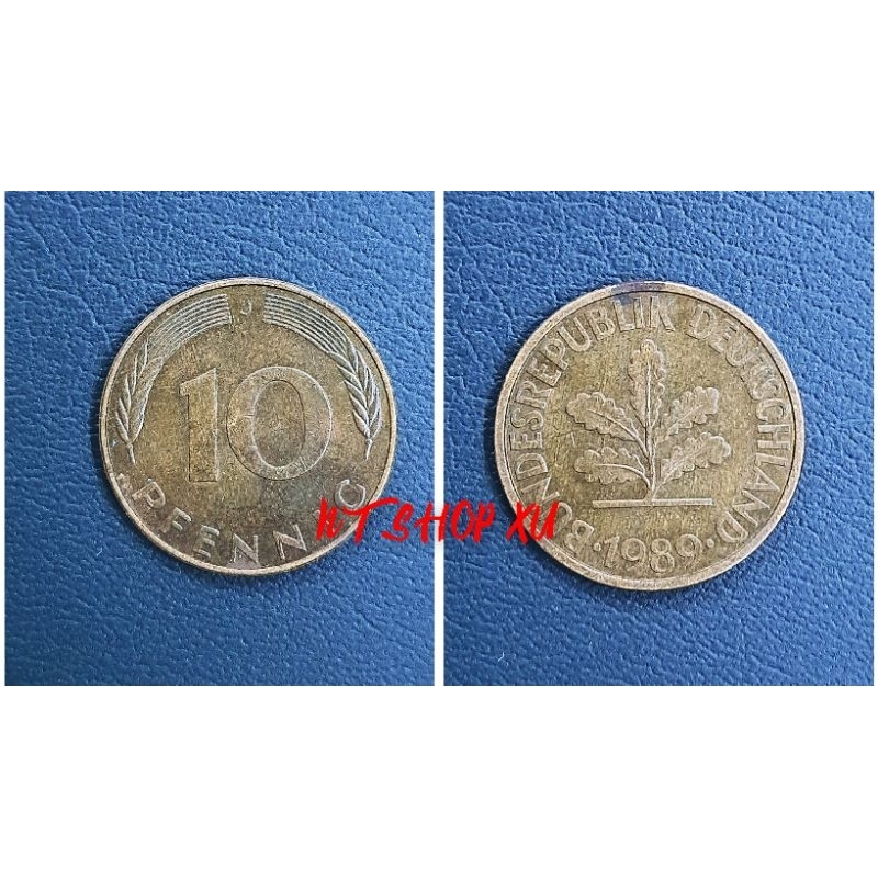 Đồng xu sưu tầm 10 Pfennig Đức, Germany ( 1950-2001 )