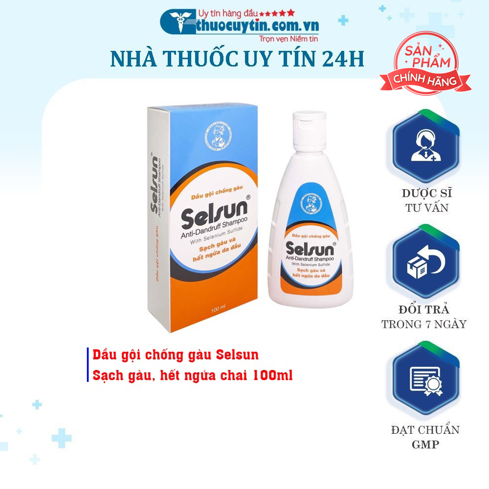 Dầu gội chống gàu Selsun sạch gàu, hết ngứa chai 100ml