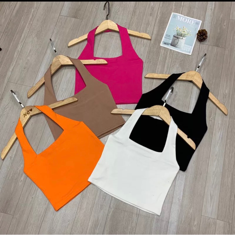 ÁO THUN YẾM CROPTOP PHOM NGẮN