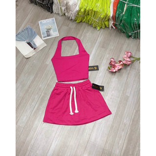 ÁO THUN YẾM CROPTOP PHOM NGẮN