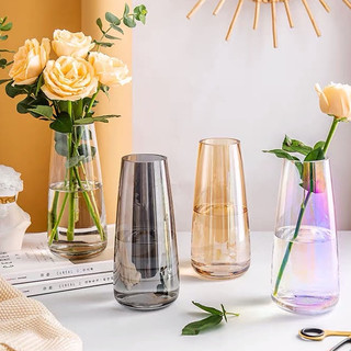 Lọ hoa thuỷ tinh decor Qhouse phong cách Bắc Âu , bình hoa trang trí symphony Vintage