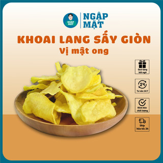Khoai lang sấy mật ong đặc sản đà lạt khoai lang vàng sấy giòn ăn vặt healthy eatclean.