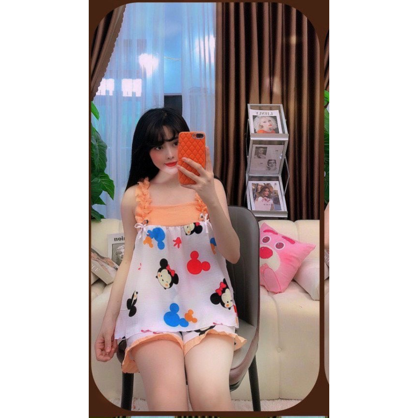 Bộ Đùi Vải Đũi xốp free size <58kg