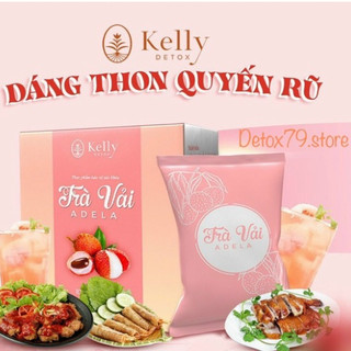 Trà vải giảm cân adela kelly detox