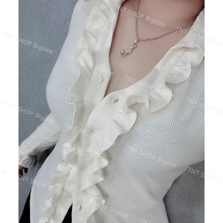ÁO THUN VIỀN BÈO TAY LOE [TNT SHOP BIGSIZE 60KG 90KG]
