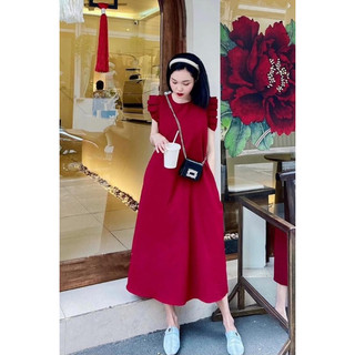 Đầm bầu 2 dây maxi đuôi cá thời trang