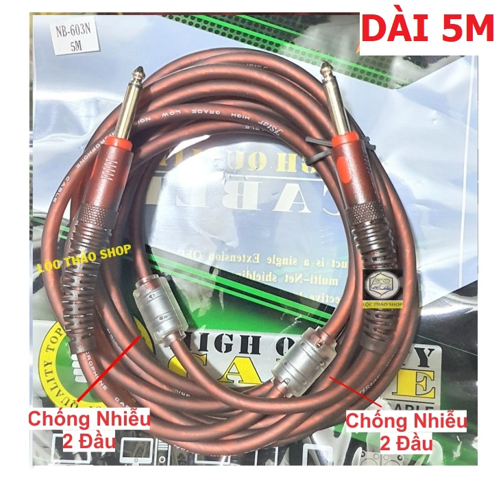 Cáp 2 đầu 6.5 dài 1M 3M 5M Chống Nhiễu Jstar