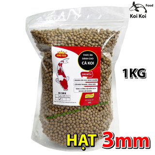 Cám Cá Koi (size 3mm) KING FEED - Thức Ăn Cho Cá Koi Nhỏ