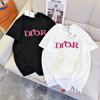 Áo thun Unisex Nữ DIOR , áo phông form rộng chất cotton thấm hút siêu mát