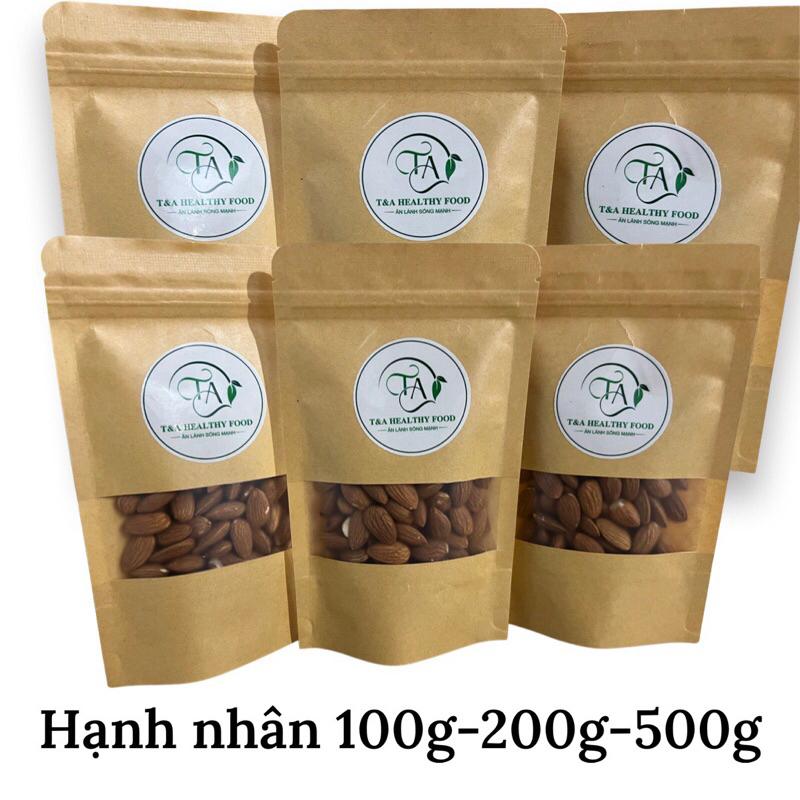 1kg Hạnh Nhân Sống Tách Vỏ Nhập Khẩu Mỹ Trang Food