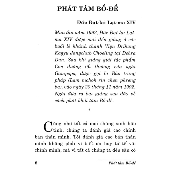 Sách - Phát Tâm Bồ - Đề