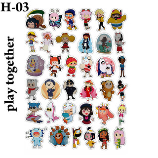 Sticker / Hình dán Hero Team (Combo 10-50 sticker , random)
