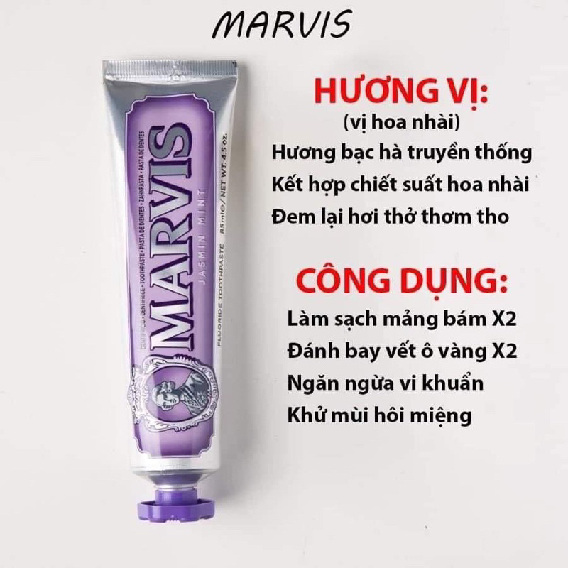 Marvis Toothpaste Kem đánh răng 25-75ml