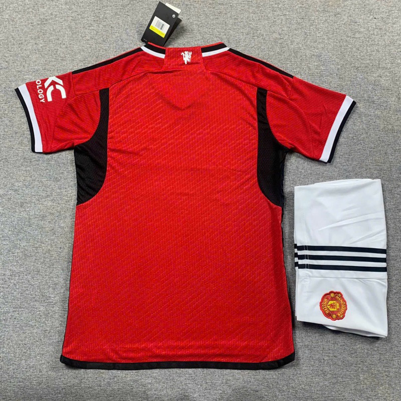 Sét Áo bóng đá 2023/24-Màu đỏ đen ( Chất liệu vải mè thái thấm hút mồ hôi