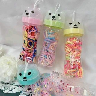 Thun buột tóc hũ cute
