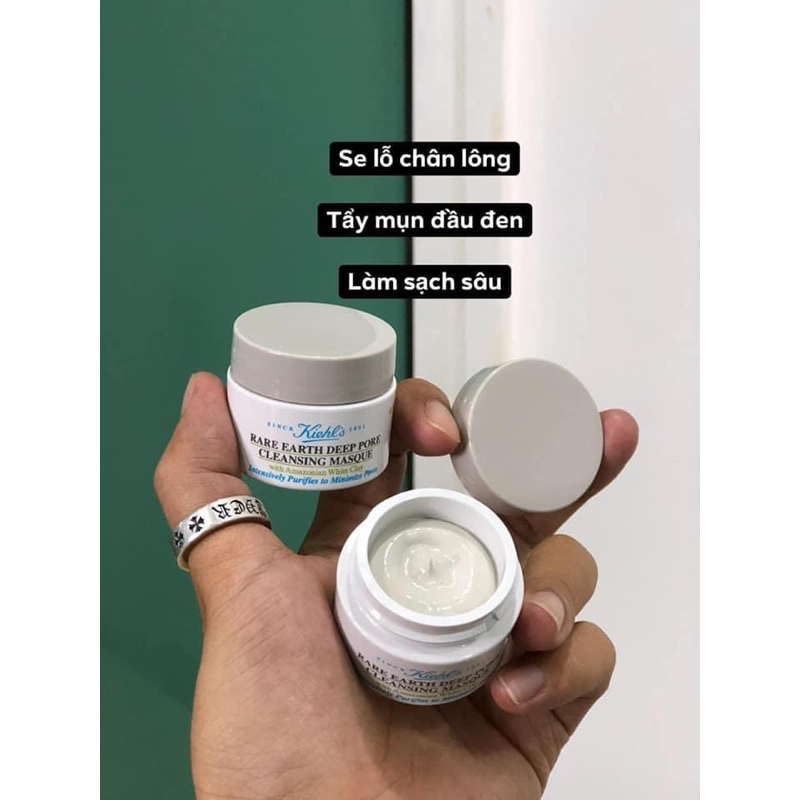 Mặt nạ mask đất sét Kiehl's giúp làm sáng da mờ sẹo thâm do mụn mini 14ml
