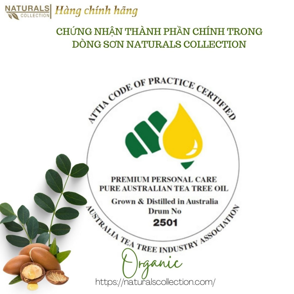 Sơn dưỡng thành phần hữu cơ phục hồi móng yếu, hư tổn USA NATURALS COLLECTION màu đen tuyền  - 7.5ml - 144