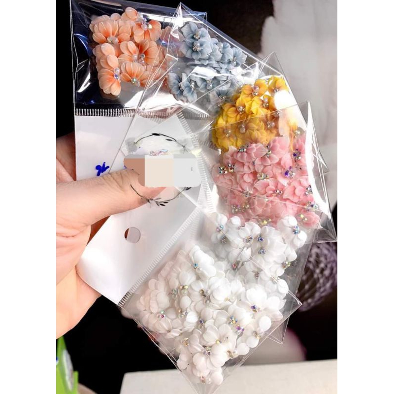 🌻🌺🍁Hoa bột 1k vừa bán vừa cho trang trí móng