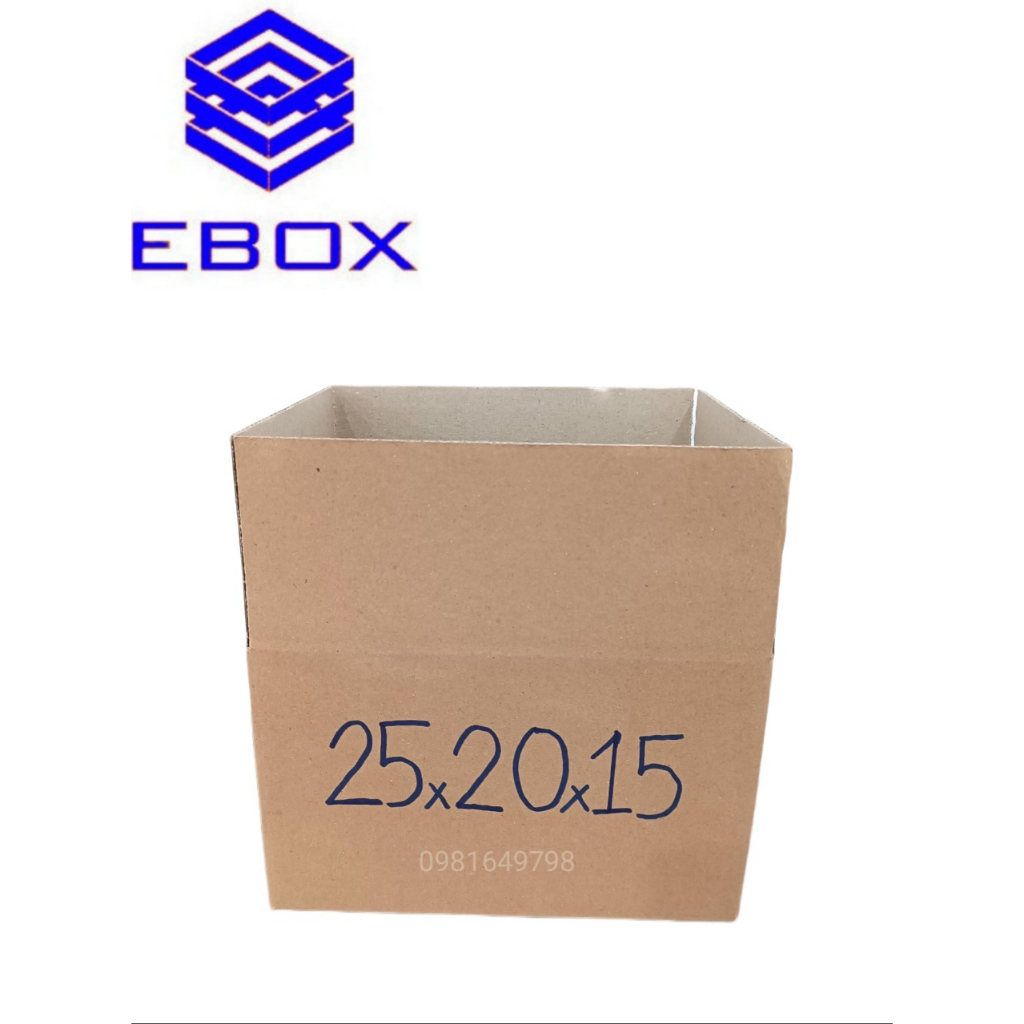 25x20x15 Hộp carton đóng hàng