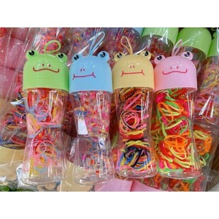 Thun buột tóc hũ cute