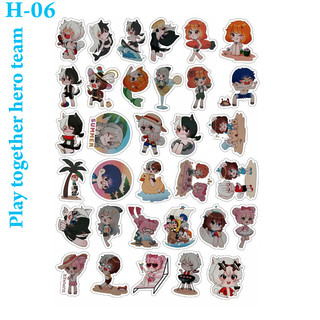 Sticker / Hình dán Hero Team (Combo 10-50 sticker , random)