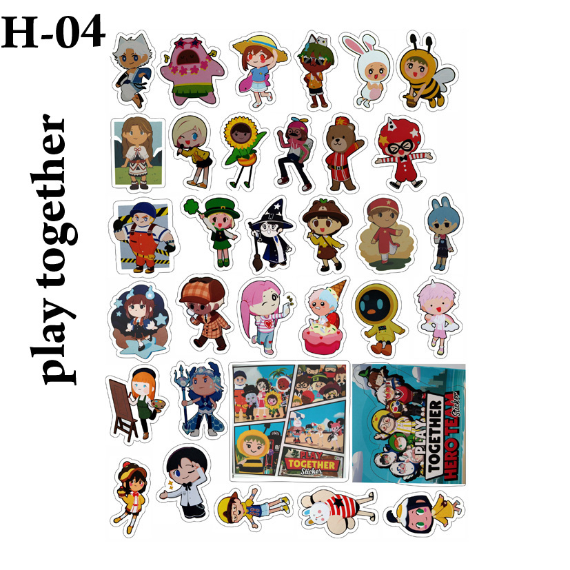 Bộ hình dán/stickers Hero Team