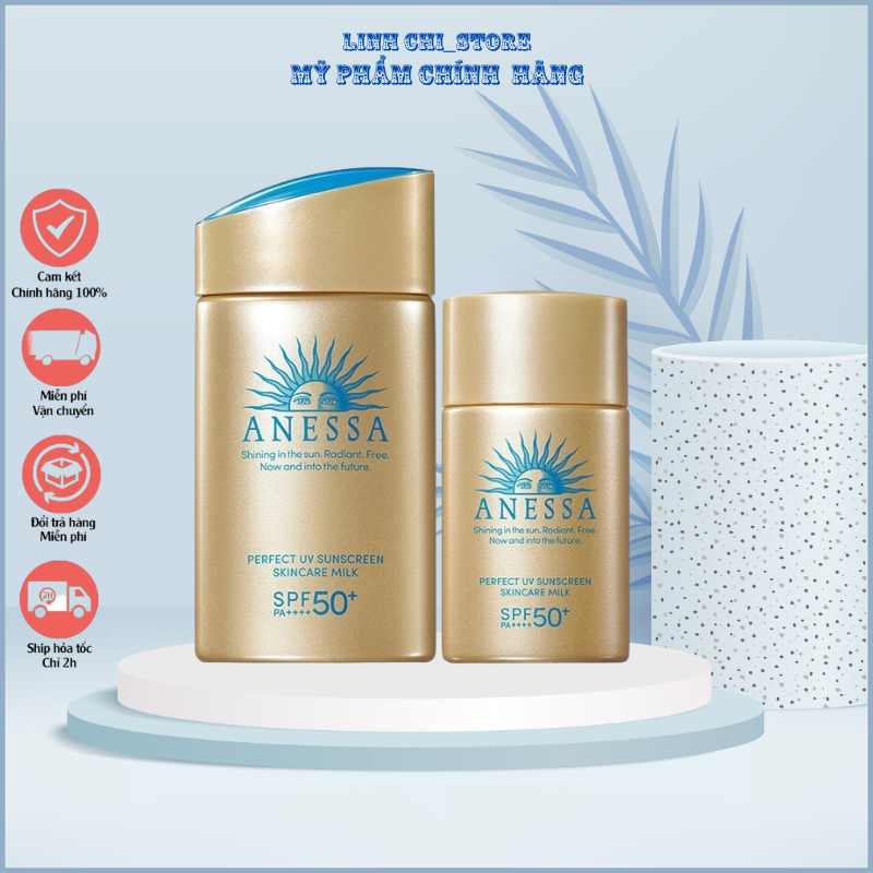 Kem chống nắng Anessa Perfect UV Sunscreen Skincare Milk SPF 50+ PA++++ 60ml
