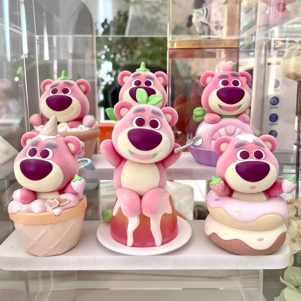 Hộp ngạc nhiên Blindbox mô hình gấu dâu bánh kem lạ mắt dễ thương Hàng sẵn _ Ting Ting