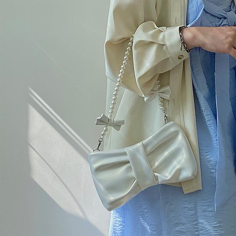 Túi đeo vai dáng nơ dây ngọc Butterfly