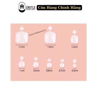 Móng Úp Chân Ngắn HSM Hộp 500 Móng