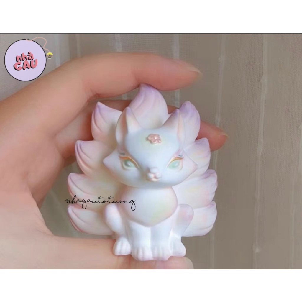 Tô tượng thạch cao hồ ly size nhỏ(không kèm màu và cọ)