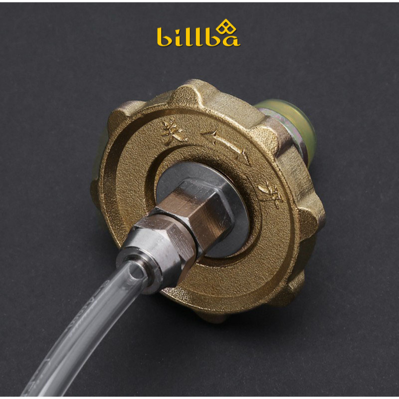 Van bơm chiết nạp bình ga lùn đi du lịch cắm trại dã ngoại, dây bơm gas từ bình gas 12L- Billba Camping