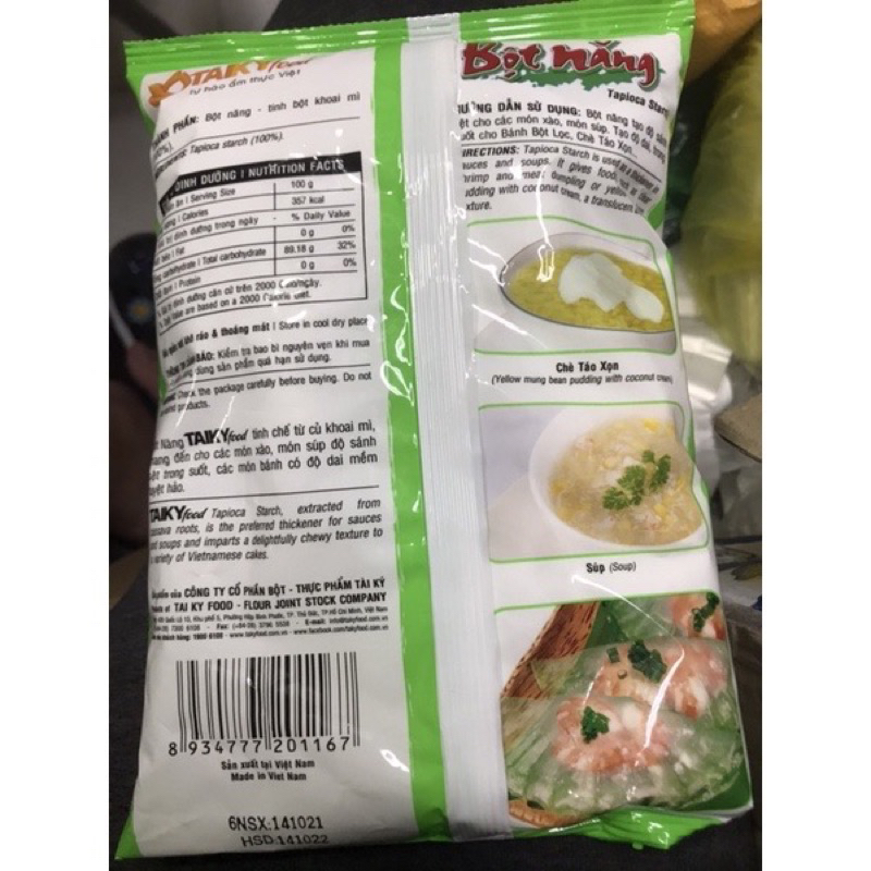 BỘT NĂNG TÀI KÝ- gói 400g