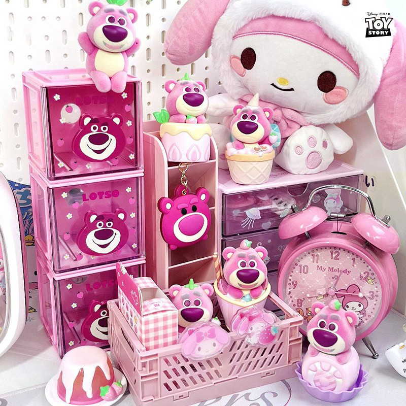 Hộp ngạc nhiên Blindbox mô hình gấu dâu bánh kem lạ mắt dễ thương Hàng sẵn _ Ting Ting