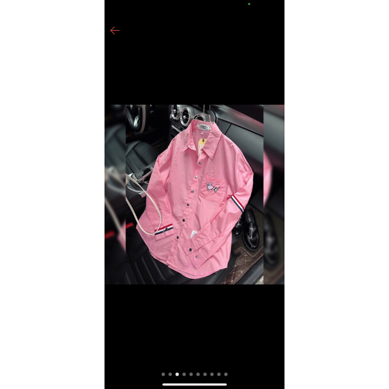 Áo sơ  mi thom  kẻ hot  hot ms :4123