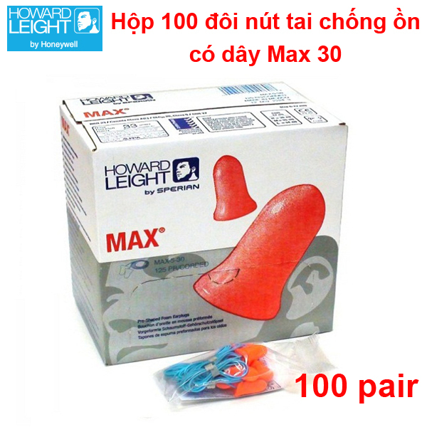 1 hộp 100 đôi Nút bịt tai chống ồn 3M 1270 - nút nhét tai giảm tiếng ồn hiệu quả, mang lại giấc ngủ ngon