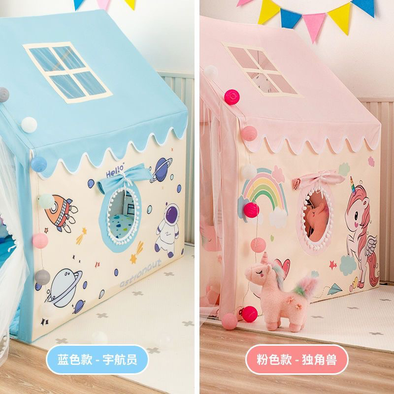 🎀 Lều Trẻ Em Trong Nhà Ngôi Nhà Nhỏ Trò Chơi Công Chúa Bé Gái Nhà Phi Hành Gia Bé Trai Nhà Đồ Chơi Cho Bé 3-12 Tuổ