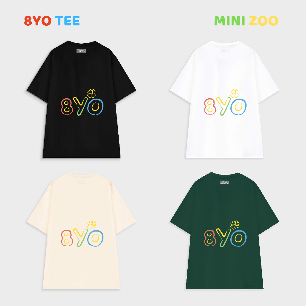 Áo Thun Local Brand Unisex 8YO Mini Zoo Tee