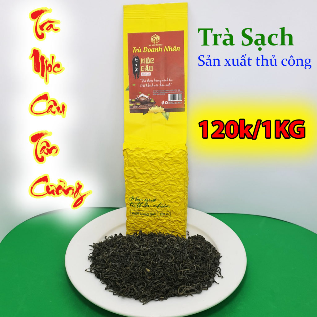 Trà Móc Câu đặc sản Tân Cương Thái Nguyên (100G) - Trà Sạch Sản xuất Thủ Công Nhà Tự Làm Tiền chát Ngọt Hâu