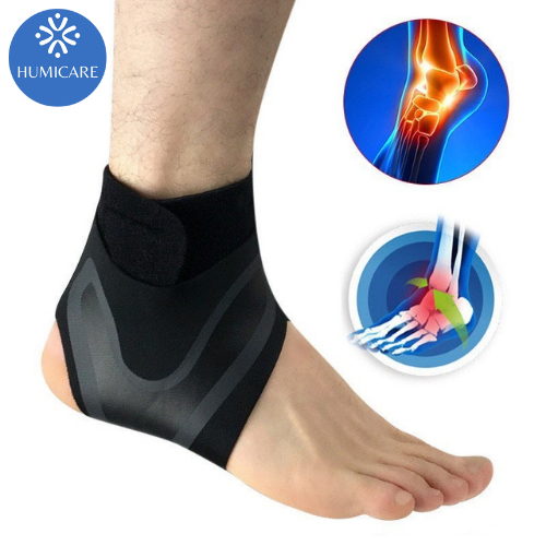 Đai quấn bảo vệ mắt cá băng bó cổ chân tránh chấn thương bong gân khi chơi thể thao chạy bộ tập gym SA48HUMI