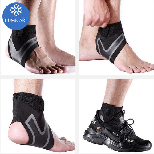 Đai quấn bảo vệ mắt cá băng bó cổ chân tránh chấn thương bong gân khi chơi thể thao chạy bộ tập gym SA48HUMI