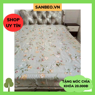 Chăn hè lụa cao cấp, chăn hè lụa trần bông 3 lớp mềm mịn thoáng mát kích thước 2mx2m2 - sanbeo.vn