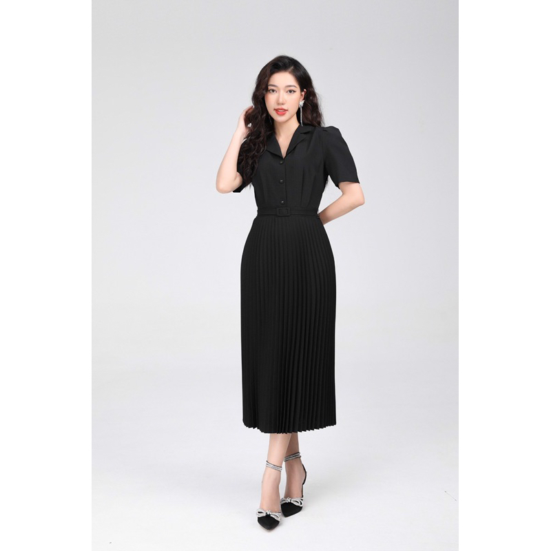 Đầm nữ xếp li thiết kế cao cấp NEM Fashion 19632 giá tốt