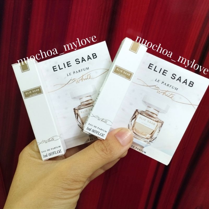 Vial nước hoa Elie Saab le parfum in White EDP [1ml]