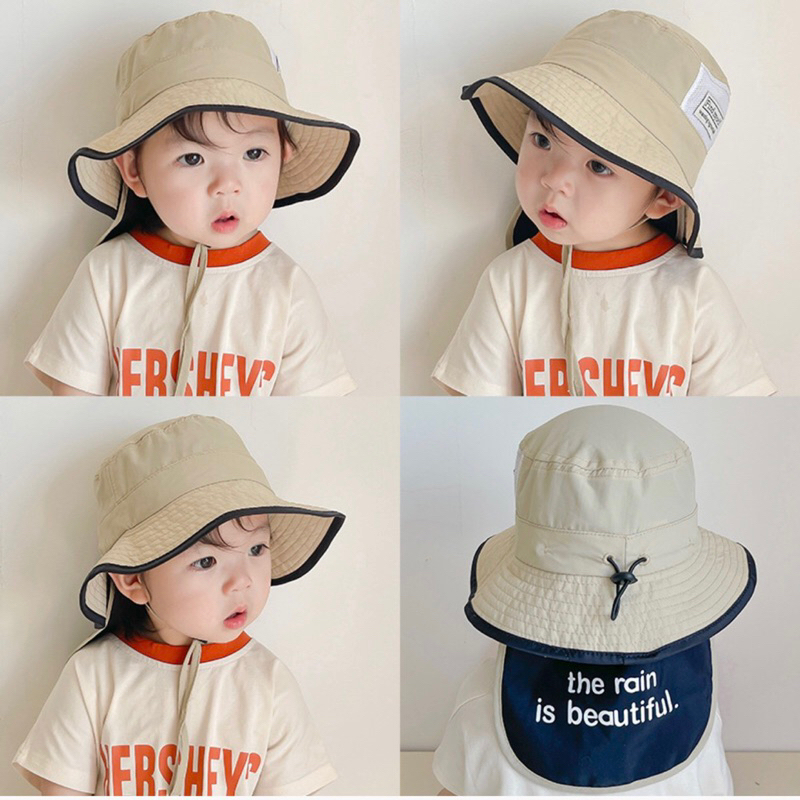 Mũ Bucket Outdoor Rộng Vành Che Nắng Cho Bé Nón Tai Bèo Dã Ngoại 2023 Siêu Hot